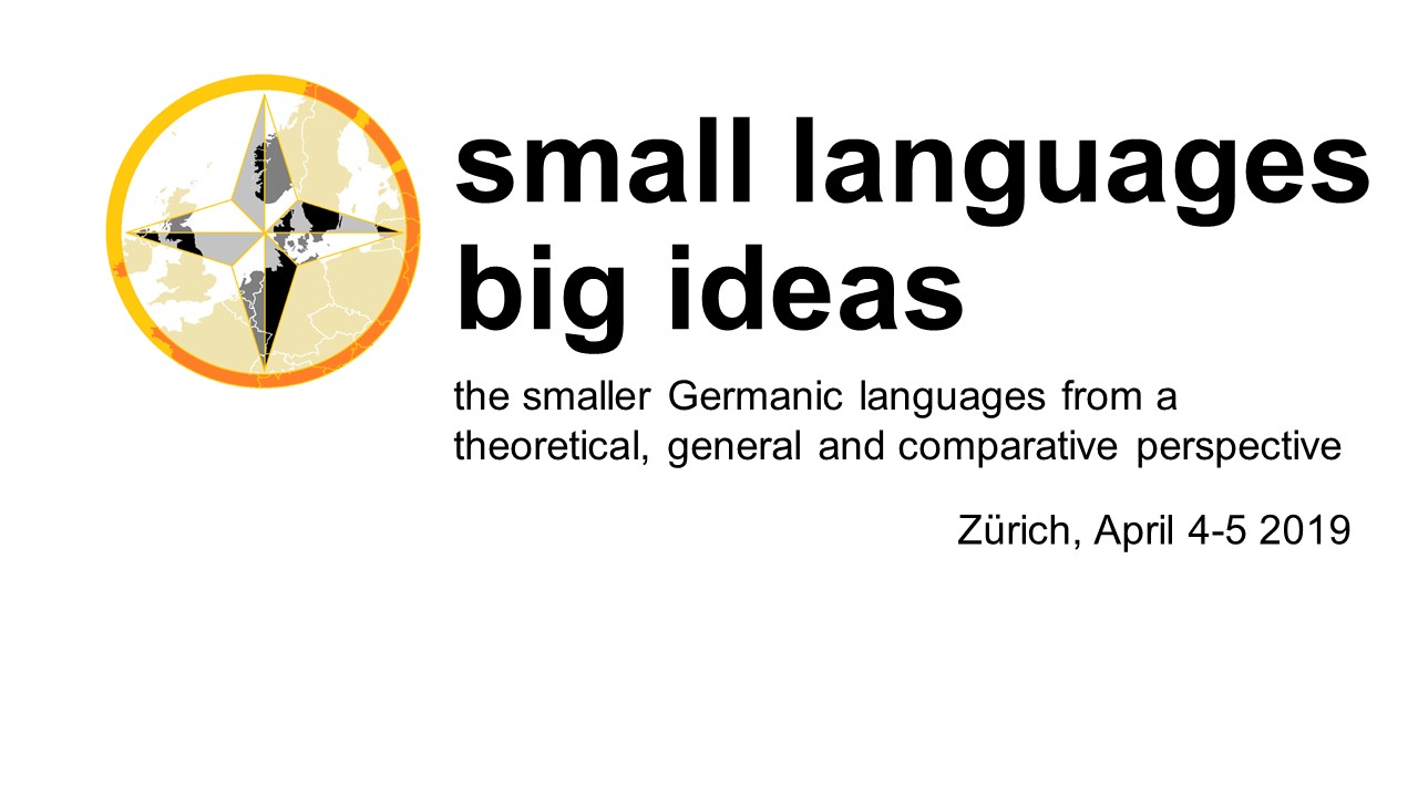 small languages, big ideas (Zürich, 4-5 April 2019)